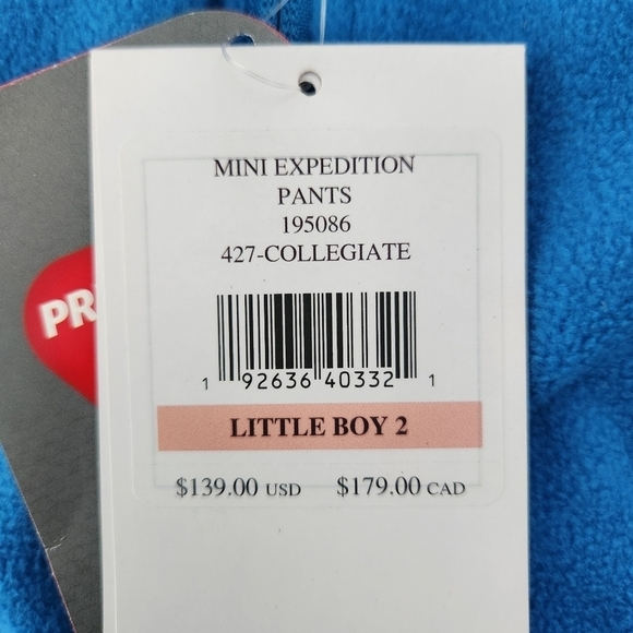 Spyder Mini Expedition Pant. Snow Bibs. Snow Pants. Little Boy Size 2. N… - Picture 10 of 11